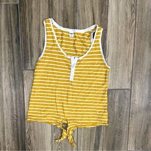 EC Old Navy Tie Front Tank Top